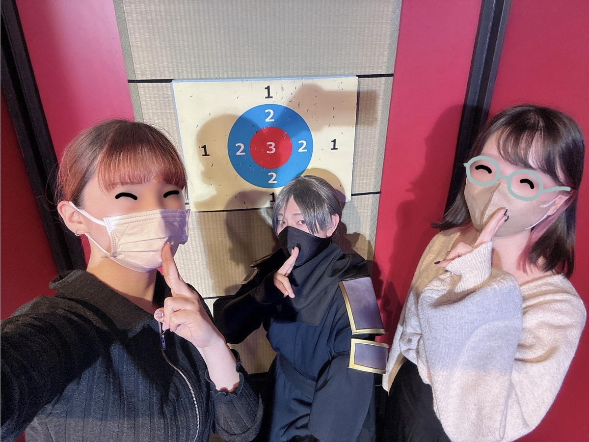 上忍と記念撮影