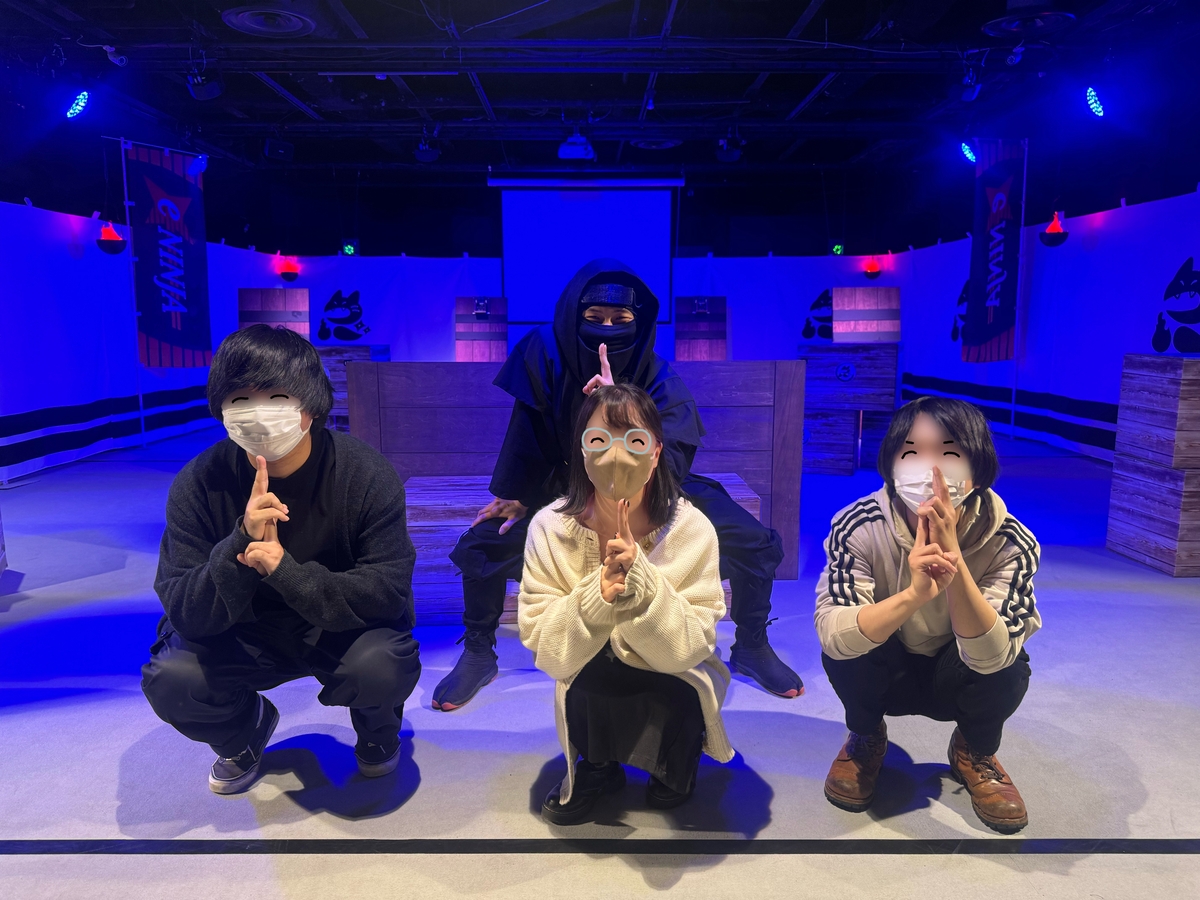 中忍と撮影！